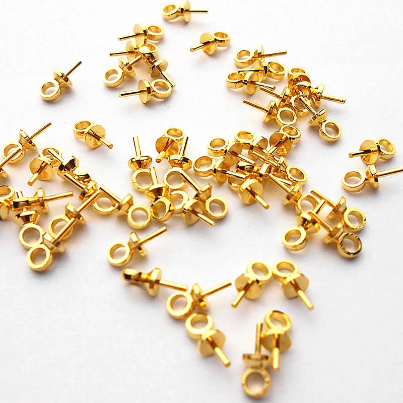100pcs Jewelry DIY Accessories Gold Filled Hook For Necklace Findings