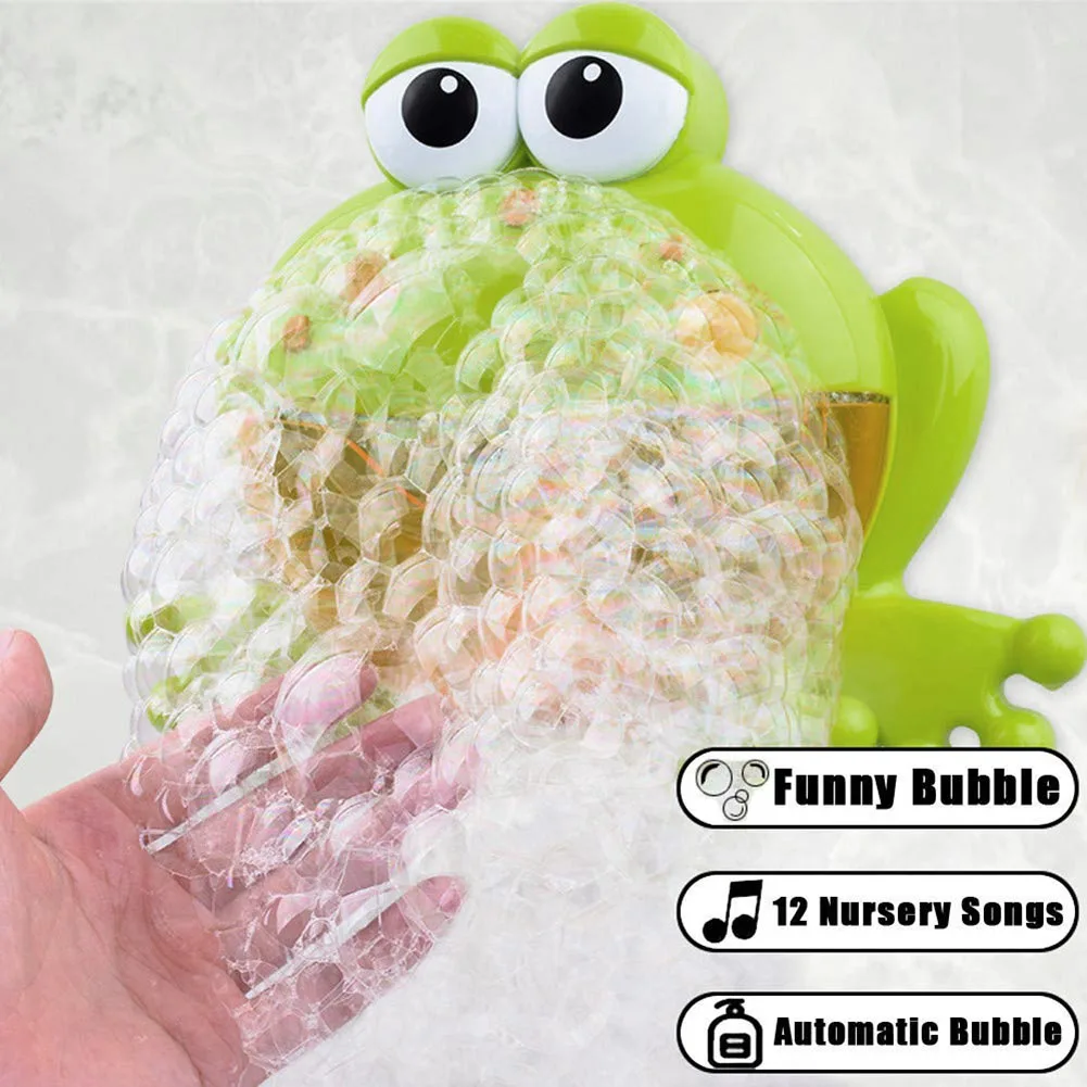 Bubble Machine Big Frogs Automatic Bubble Maker Blower Music Baby Bath Toy YJS Dropship Bubble Machine Big Frogs Automatic Bubble Maker Blower Music Baby Bath Toy YJS Dropship