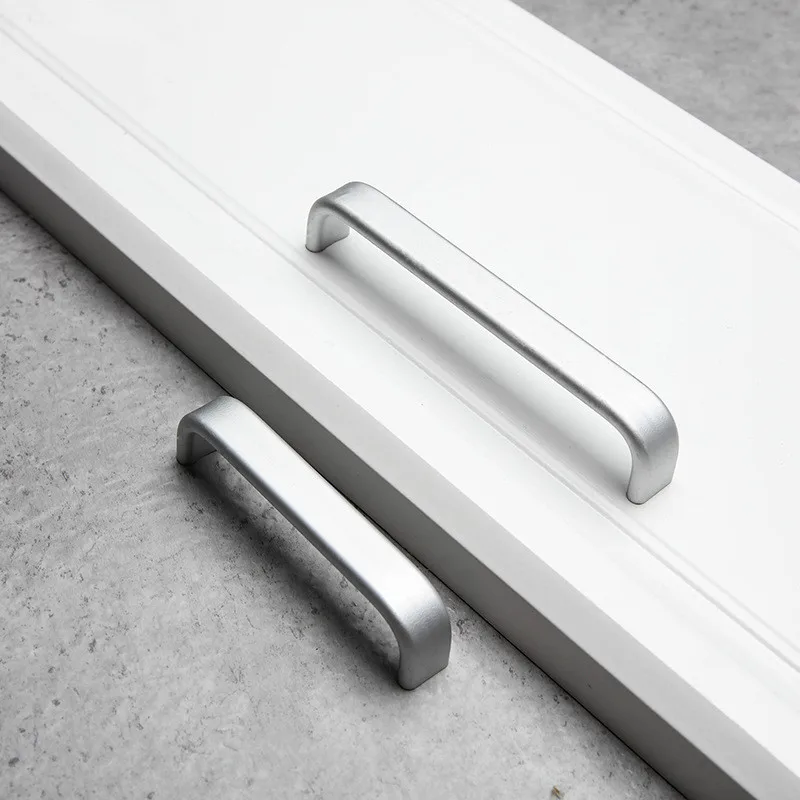 KK& FING европейские окислительные матовые ручки для шкафа дверные ручки из алюминиевого сплава кухонный шкаф тянет ящики тянет мебельное оборудование