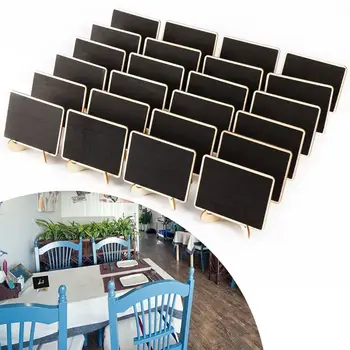 

24 x mini blackboard write a message for the wedding cafe restaurant