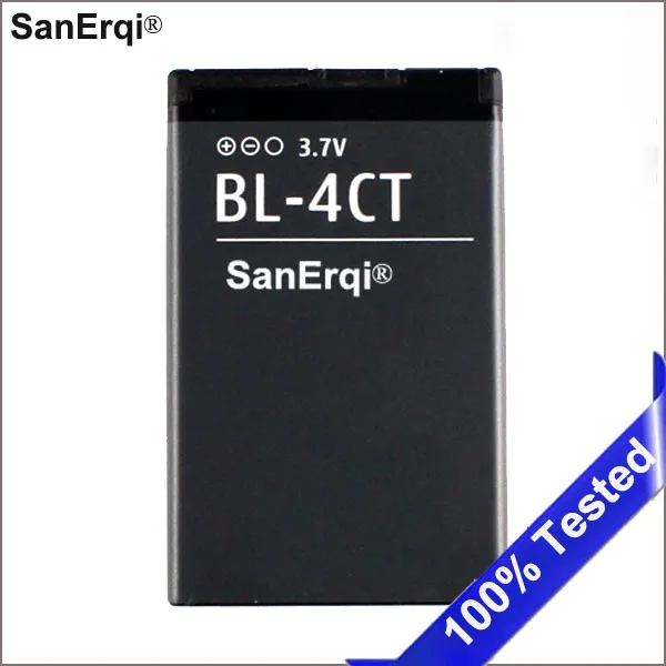 10 шт. BL-4CT батарея для Nokia мобильный аккумулятор 2720F 3720 5310XM 5630XM 660 BL 4CT 860mAh | Мобильные