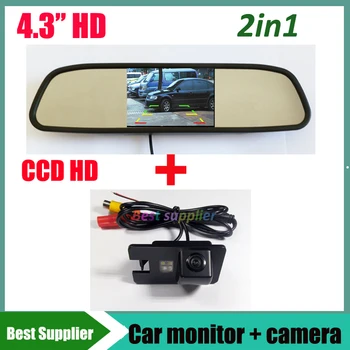 

4.3inch Car monitor + CCD car rear view parking reverse camera For For Great wall Hover H3 H5 H6 Car backup reversing camera