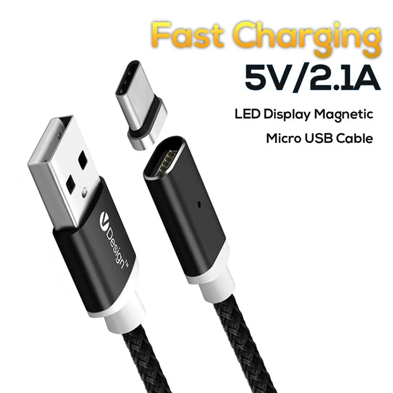 1 м/2 м/3 м 5 В/2,4 А usb type C/Micro USB/IOS Магнитный кабель USB-C быстрой зарядки Кабель-адаптер для iPhone 8 7 для samsung S9 S8