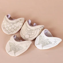 Протектор пятки профессиональные Балетные танцевальные носки 1 пара танца живота ноги стринги танцевальные аксессуары подушечки ног телесного цвета