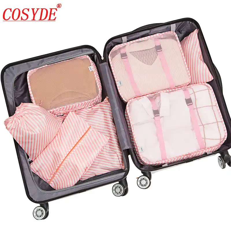 suitcase packing cubes