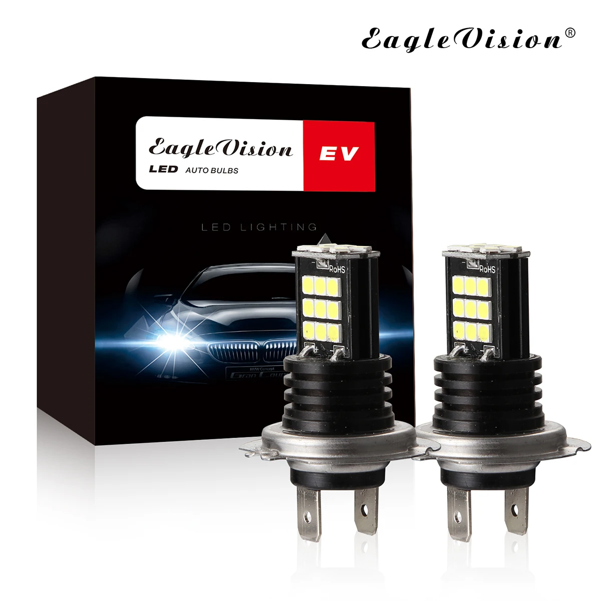 2 шт. P13W H16 H8/H9/H11 H7 H4 Led 9006 9005 туман светильник s лампы 3030SMD 2400LM 6000K белый Автомобильный фар дальнего света авто светодиодный светильник 12V 24V