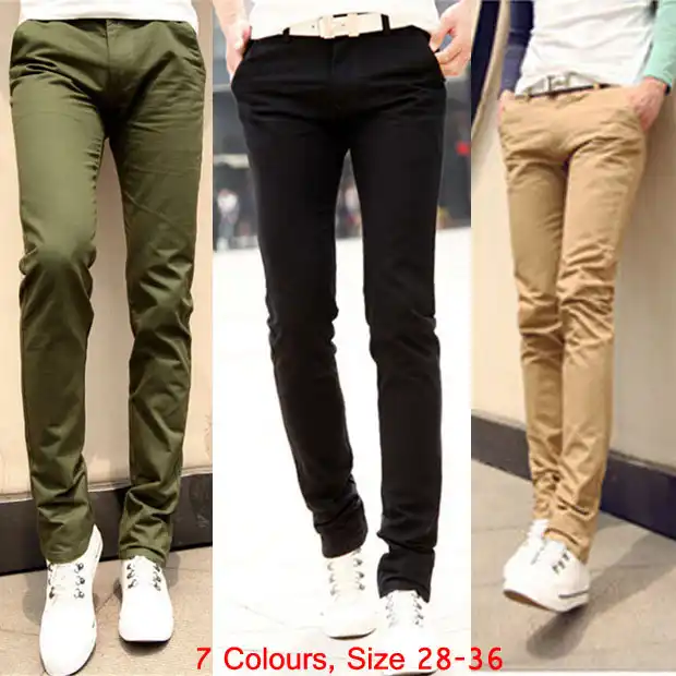 mens slim fit chino pants