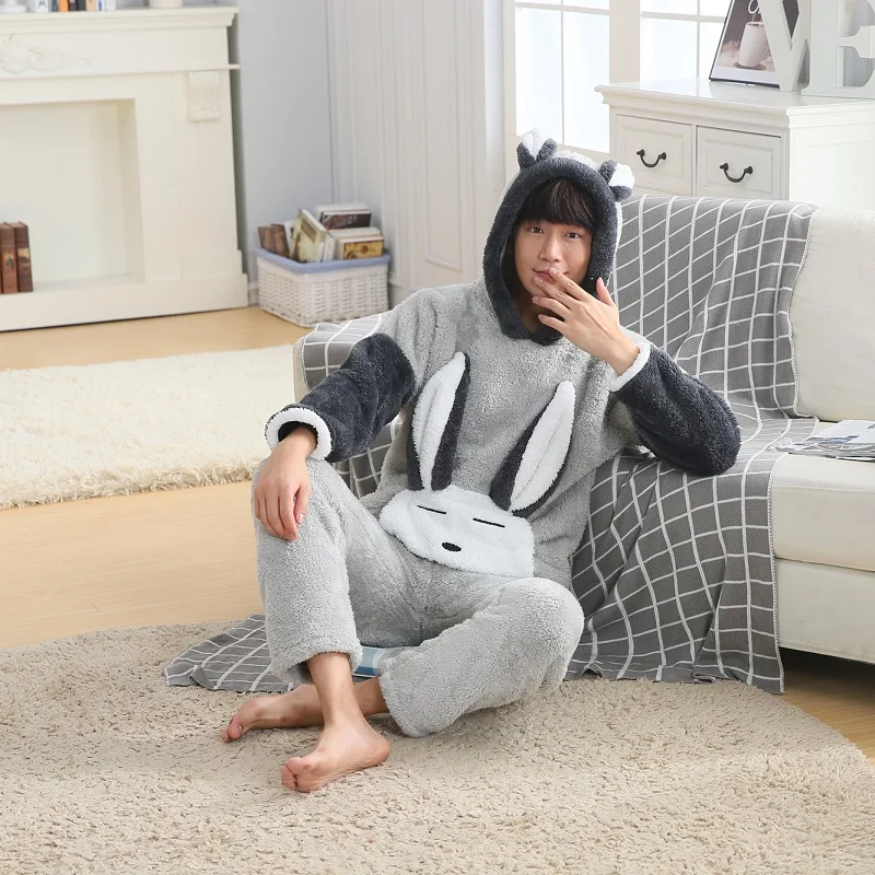 men winter pajamas sets (5)