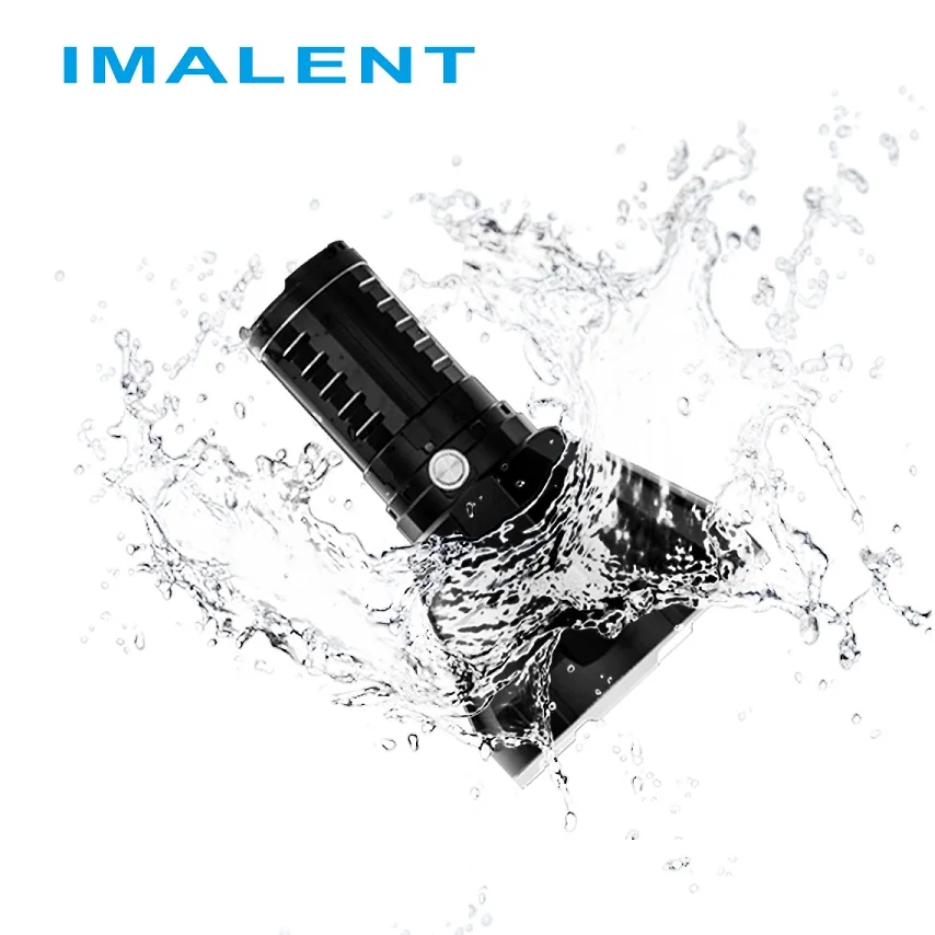 

IMALENT R70C LED Flashlight 1xCREE XHP70 6500 Lumens with 4pcs 18650 Battery High Performance Outdoor Search Light