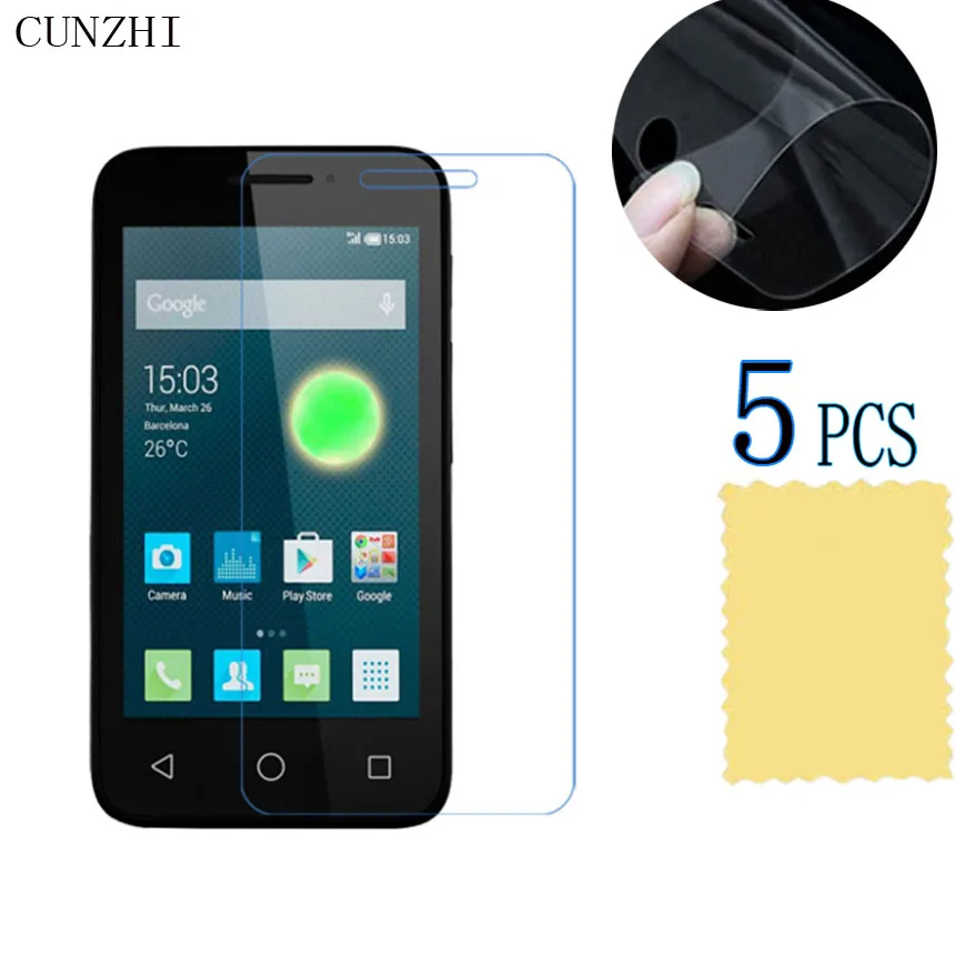 Ultra Slim LCD PET Material Screen Protector Film For Alcatel One Touch