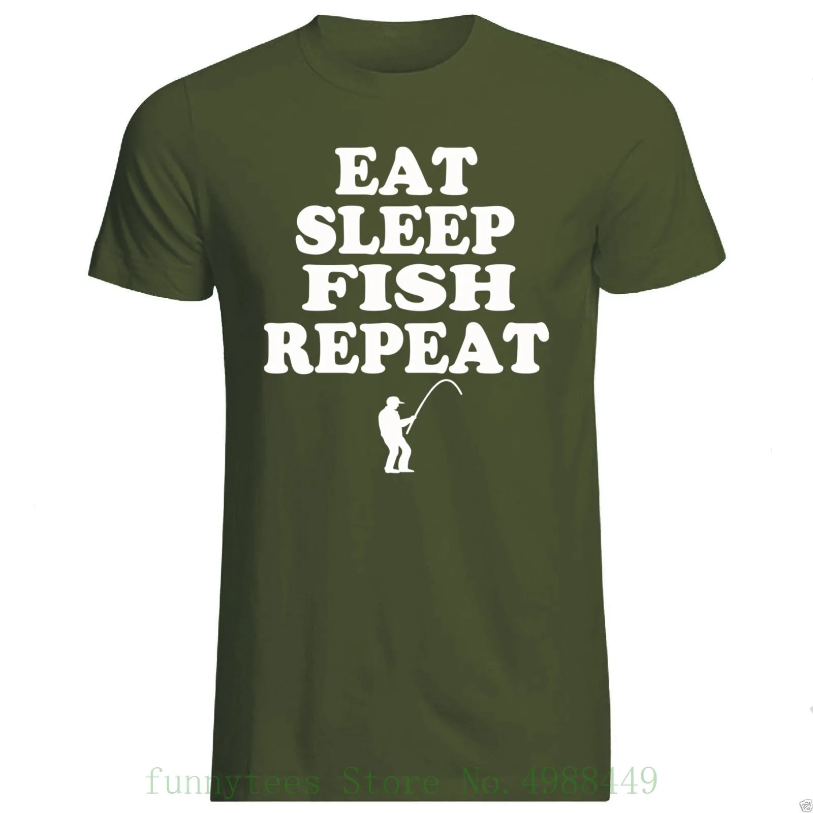 Футболка Eat Sleep Fish Repeat все размеры + коли (брендовый Фишер карп) Новое поступление