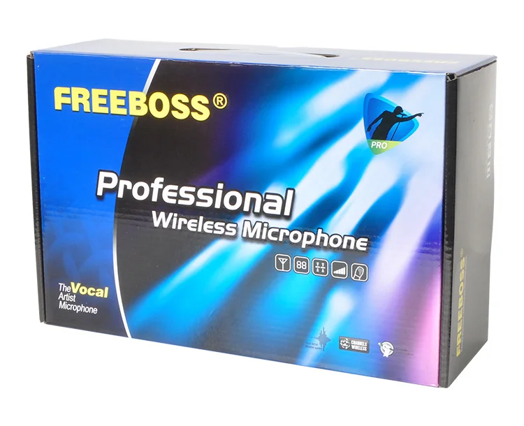 FB-U09H Dual Way Transmitter Digital UHF Wireless Microphone with handheld + Lapel + Headset microphone for Karaoke mic gaming microphone