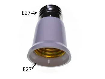 

E27 Lengthen Lamp Holder E27 Converter E27 extend Lam holder E27 lamp adapter 65MM