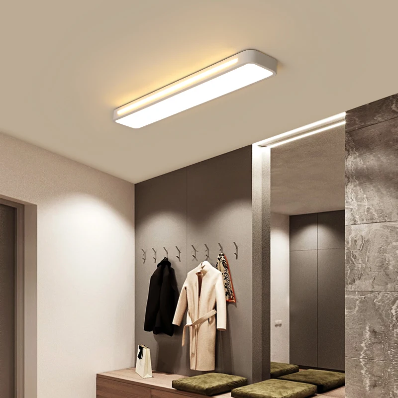 

White or Black Modern Led Ceiling Lights AC 90V-260V lamparas de techo For Living room restaurant Bedroom Corridor Ceiling Lamp