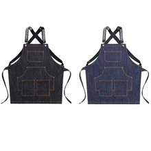 Парикмахерская накидка для стрижки волос фартук джинсовая Парикмахерская накидка для покраски волос Парикмахерская Ткань аксессуары для укладки волос