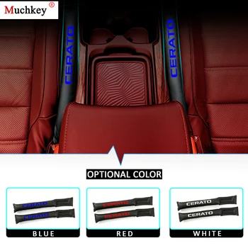

Muchkey Leather Car Seat Gap Pad For KIA CERATO Fillers Holster Spacer Apertural Leak Proof Padding Protective Case 2Pcs