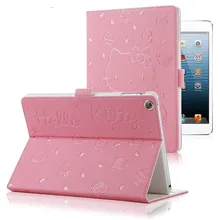 Мягкий чехол-накладка hello kitty из искусственной кожи для iPad, новинка 9,7,,, A1822, A1893, умный складной чехол для нового iPad 9,7