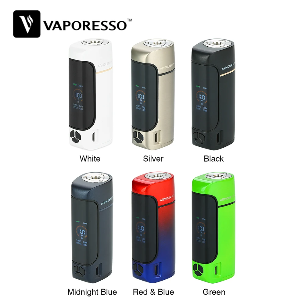 Nuevo Original Vaporesso armadura Pro 100 W TC caja Mod Vape con cascada de tapa del tanque de bebé Vaper vaporizador E-cigarrillo vaping Kit de batería No - 1
