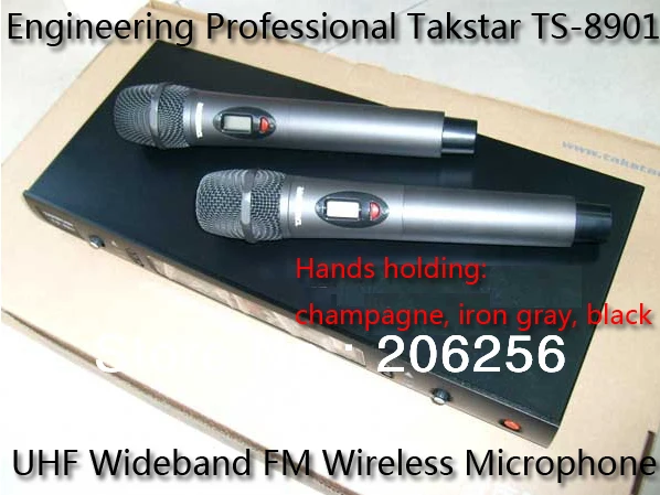 Инженерный Профессиональный Takstar TS-8901 UHF wideband FM беспроводной микрофон настраиваемый Частотный диапазон 720-820 МГц лекции KTV