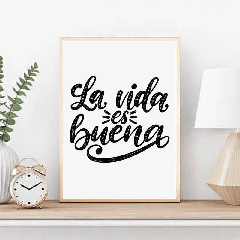 Spanish Life Is Good print