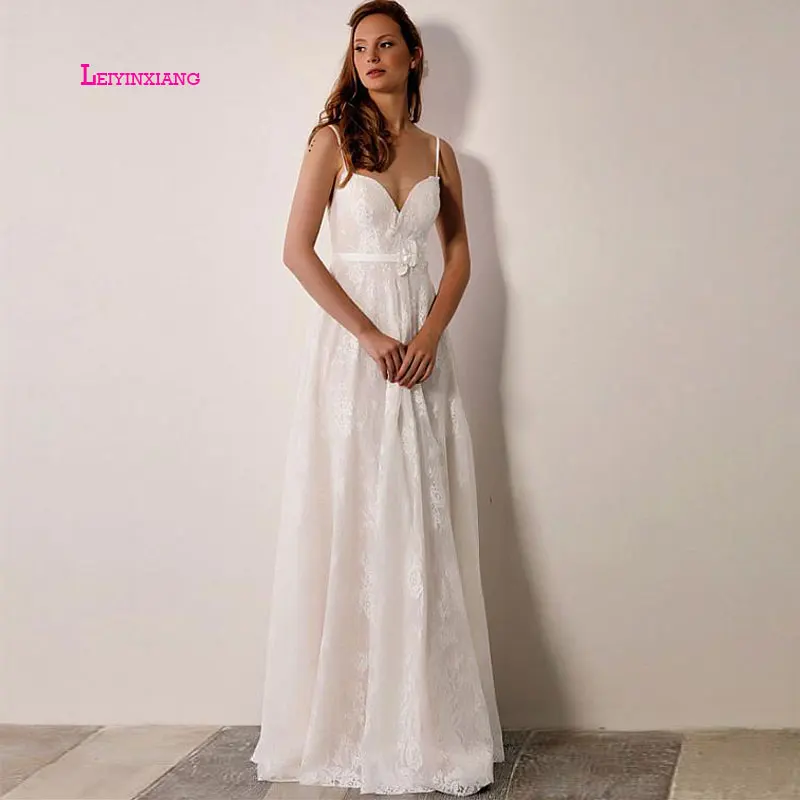 

LEIYINXIANG New Arrival Bride Dress Wedding Dress Vestido De Noiva Sereia Robe Sexy A-line Sashes Backless Appliques Sweetheart