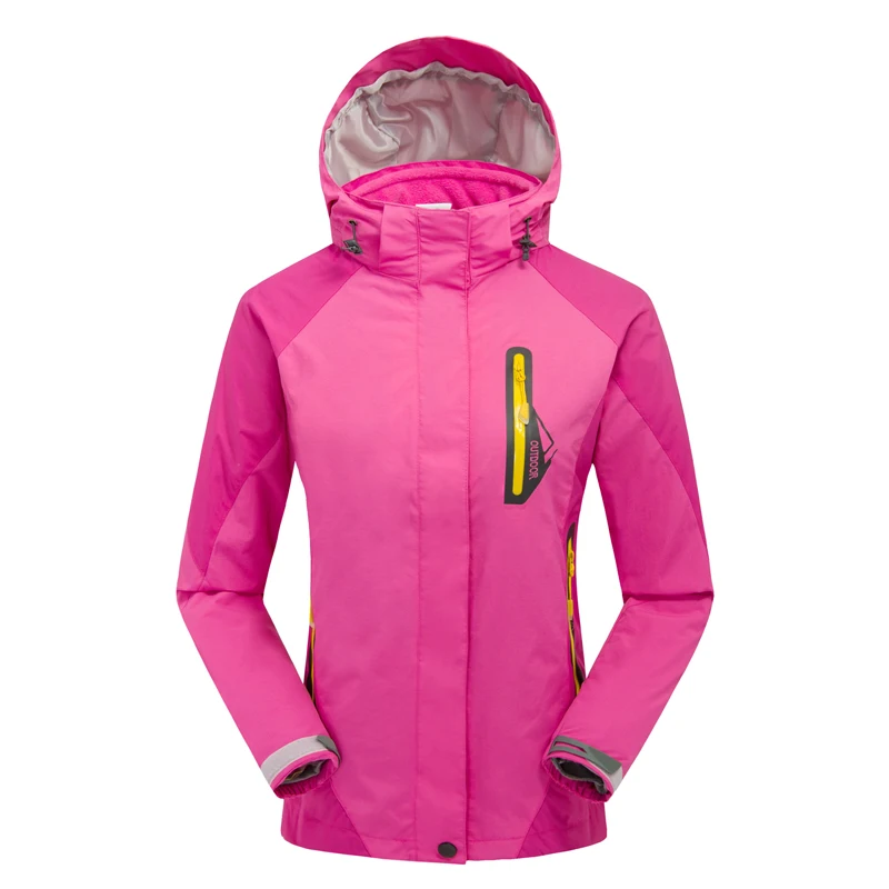 

6 colors Outdoor Hiking Waterproof Jacket Chaqueta Cortavientos Mujer Sport 3in1 Jacket Ski Women's Clothing Fleece Chaquetas