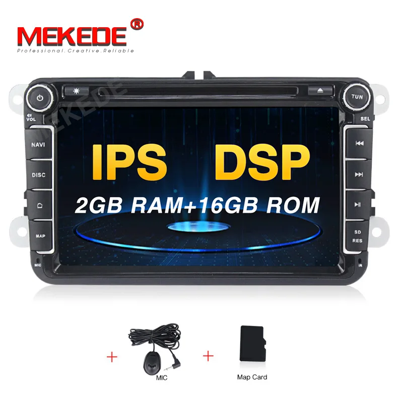 MEKEDE Android 9,0 4+ 64G ips DSP RDS 8 дюймов сенсорный для VWpassat b7 b6 golf 5 polo tiguan octavia автомобильный аудио bluetooth Радио ipod - Цвет: model