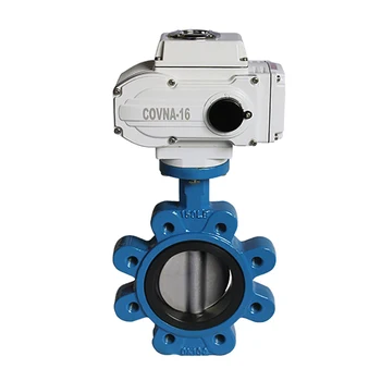 

4 inch Cast Iron Lug Motorized Butterfly Valve 150LB Modulating Type 4-20mA DN100 Lug Electric Butterfly Valve with SS304 Disc