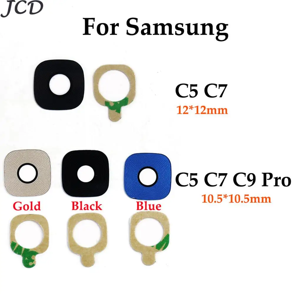 JCD для Samsung galaxy C5 pro / C7 C9 C5010 C7010 C9000 задний объектив камеры с заменой клейкой