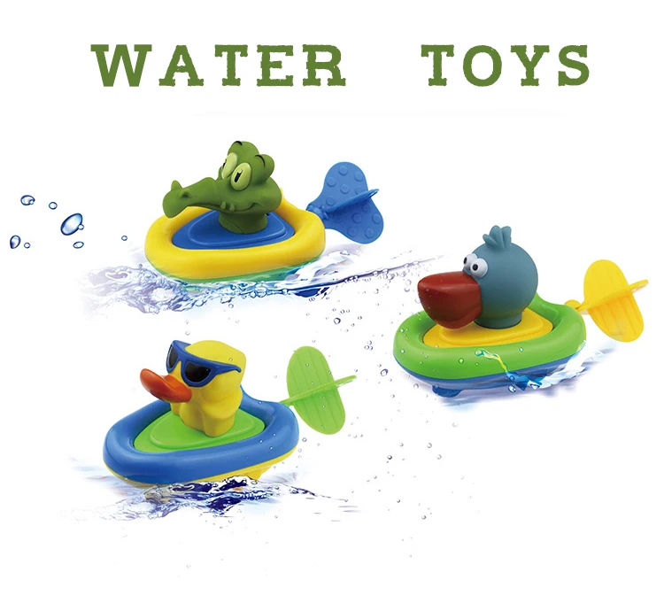 

Baby amphibious toy duck crocodile bird bath toy