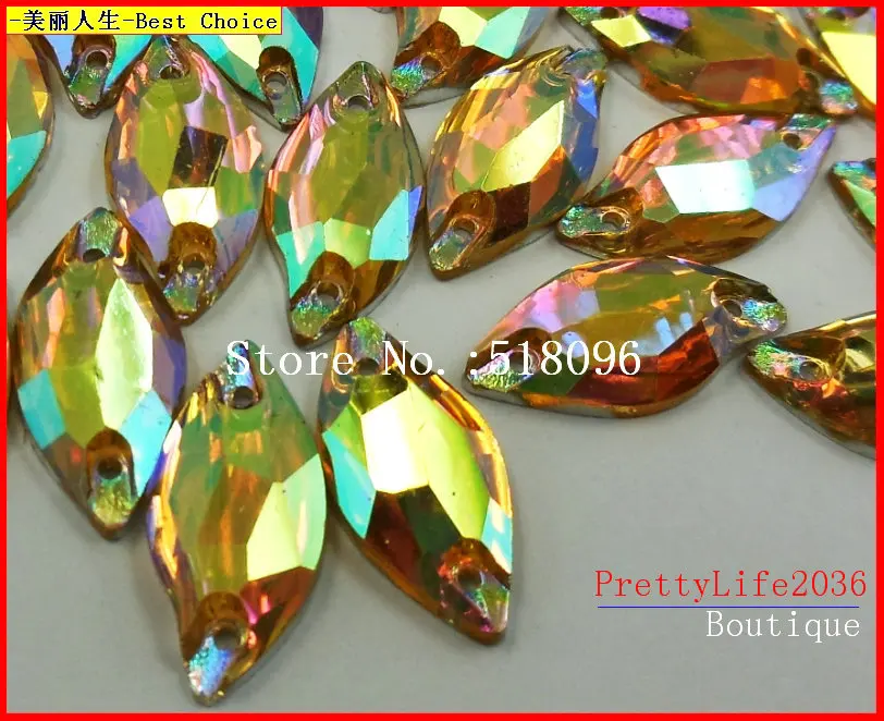 Wholesale Rhinestones Supplies S Shape,yellow,9x20mm Sew On Stones And