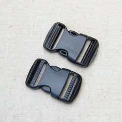 2pcslot Quick Side Slide Release Buckle 39mm inner black color Metal for Backpacks Webbing Clip Lock garment accessories