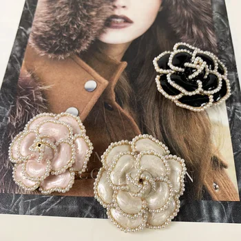 

Luxury Brand jewlery style flowers pearl Pins Brooches flower Broche Broach Jewelry for Women