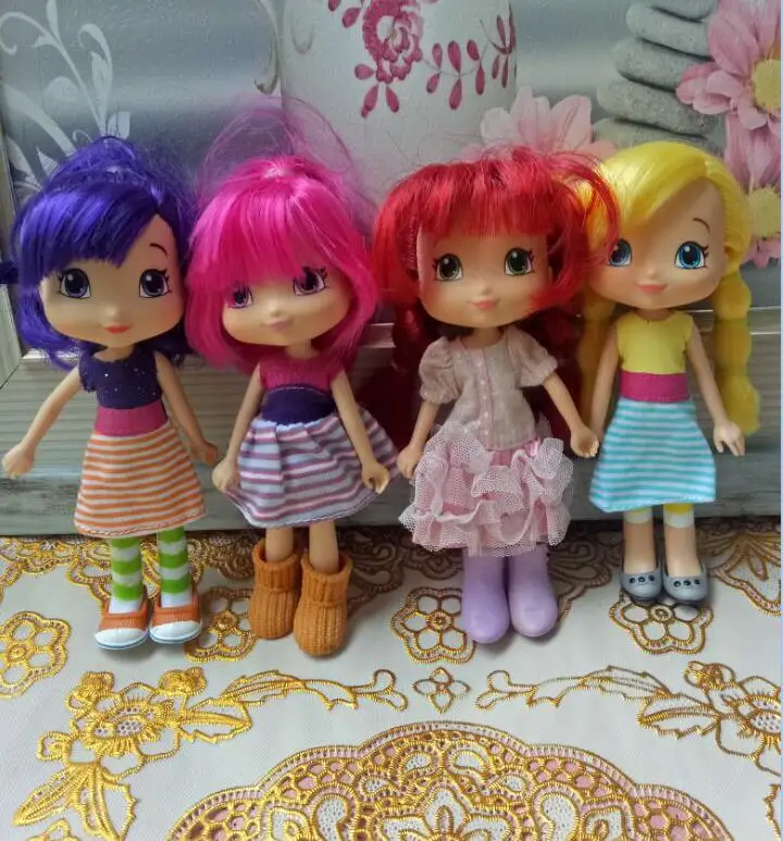 

1pcs New style STRAWBERRY SHORTCAKE chilren child girl toy best gift 15cm doll