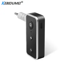 Kebiduemi Aux 3,5 мм Bluetooth 5,0 аудио приемник разъем Hifi стерео музыка нажмите кнопку для Bluetooth адаптер для автомобиля Комплект динамик