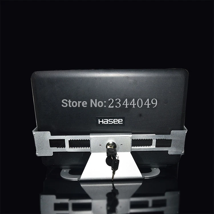 Алюминий сплав Anti Theft дисплей для ноутбука стенд с безопасности замок и ключ 13-19 дюймовый ноутбук держатель кронштейн Tablet PC держатель
