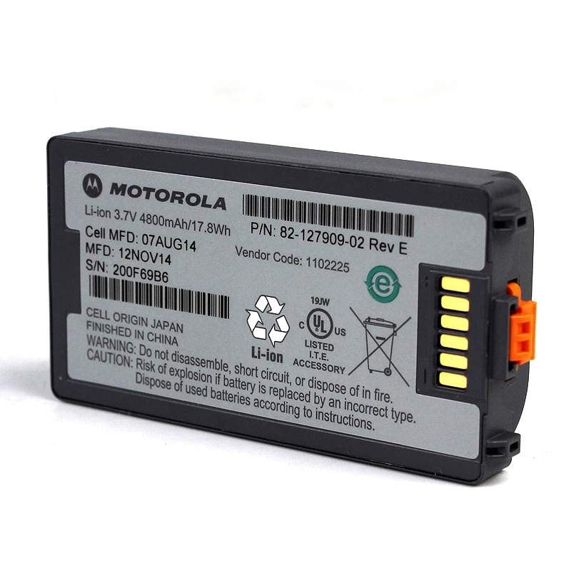 

Free Shipping NEW 4800mAh for Motorola Zebra Symbol MC3090 MC3190 MC3100 Battery 4800mAh P/N:82-127909-02 Rev B