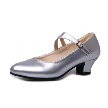 ISMRCL/Женская обувь для латинских танцев на низком каблуке около 3,5 см, Размеры 35-42