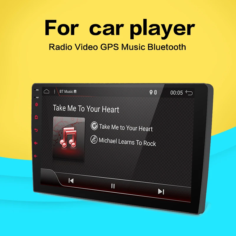 

9" 2 din Car Radio Android GPS Navigation Wifi Car Multimedia DVD Player with Mirror Link Support Rear View Camera