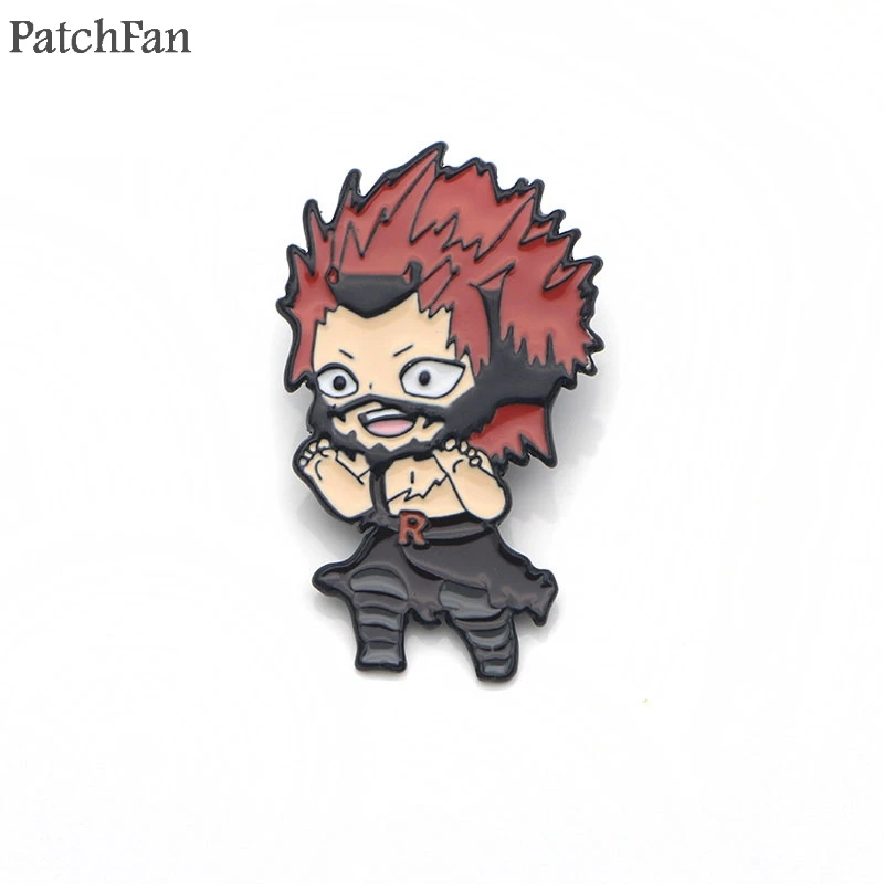 Patchfan 6 шт./компл. мультфильм цинка Pin мой герой булавки броши для мужчин и женщин