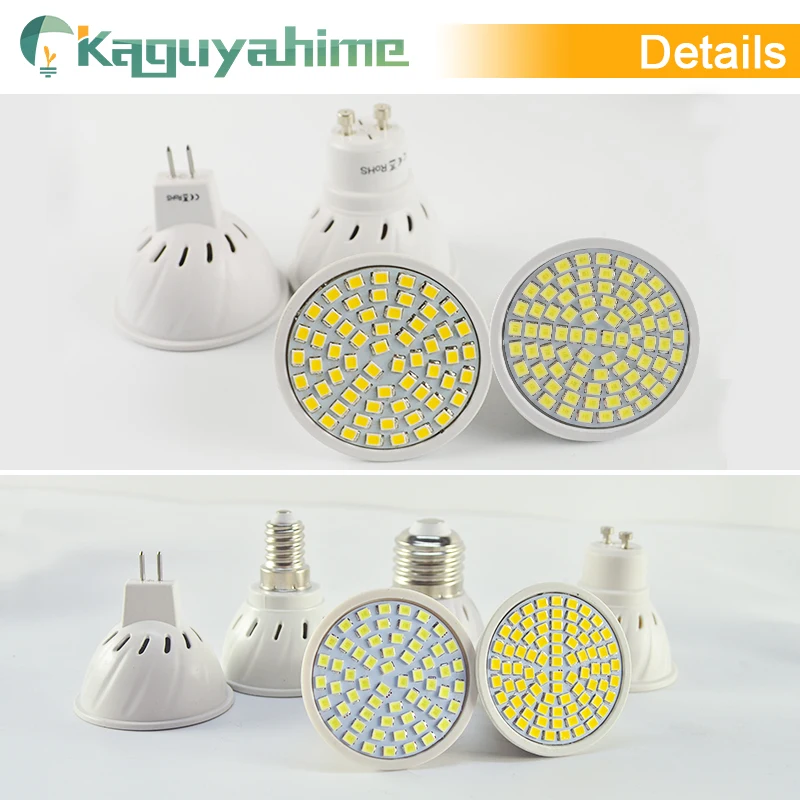 Kaguyahime Growth/Warm/Cold LED Spotlight E27 Gu10 Mr16 Grow Light LED Spot Lamp Bulb DC 12V AC 220V 3W 4W Lampada Full Spectrum