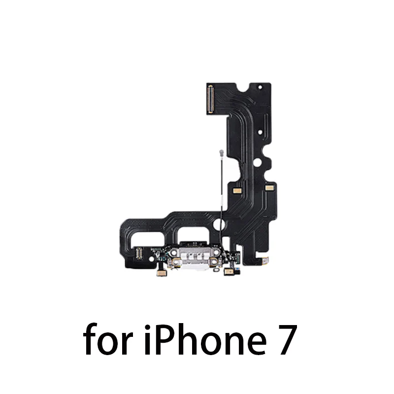 Зарядный шлейф для iPhone 5 5c 5S 6 6s 6plus 6s plus 7 зарядное устройство Порт док-станция USB разъем гибкий кабель для передачи данных разъем для наушников гибкая лента