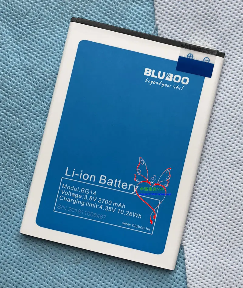 

Original BLUBOO D6 Battery For BLUBOO D6 Mobile Phone 2700mAh Batterie Bateria Battery