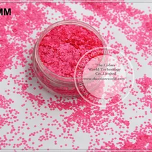 TCF509 неоновые розовые цвета 1,0 мм Размер устойчив к растворителям блеск для пилка для ногтей или другие DIY украшения