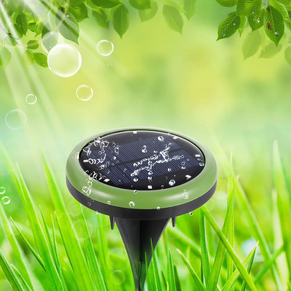 

For Android 2PC Waterproof And Rain Proof Ground Lamp Courtyard Lawn Lamp Light Lamp Green Auto Adapter Dropshipping Voiture