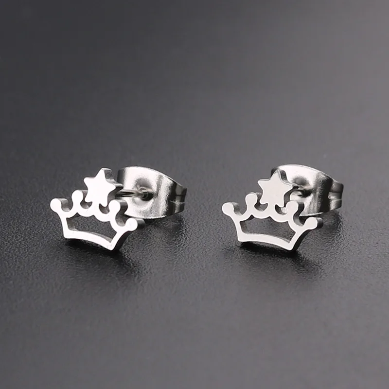 silver stud earrings