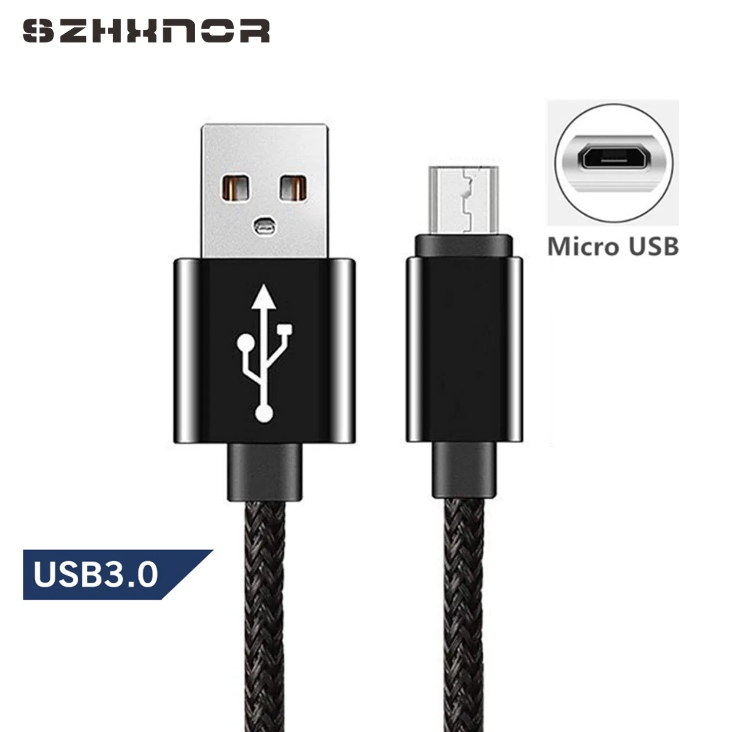 

Micro USB Cable for honor 8x max 9 lite 7a 7x 1m 2m 3m Cabo Micro Usb fast Charging Cable for Nokia 105 130 3310 2017 6700 8800