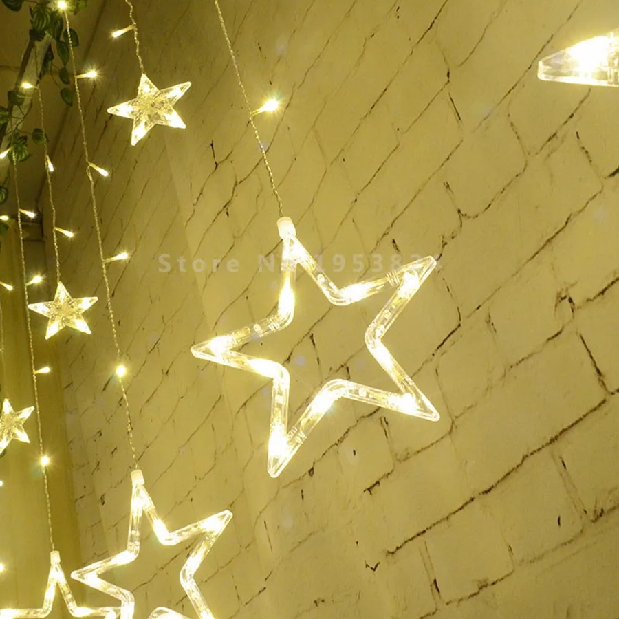 Star Curtain LED String Lights (2)