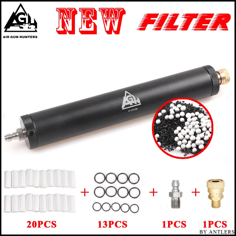 

PCP Paintball Airforce airsoft High Pressure Pump Filter Super compressor Water-Oil Separator Air Filtering 8mm Fill Nipple