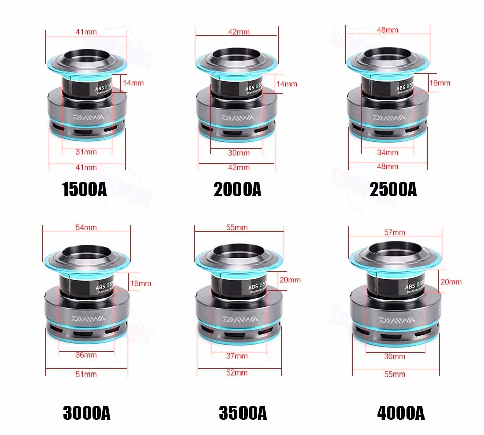 Molinete de Pesca Salgada + Carretel Daiwa Original Procaster 2500 7bb Alimentador Carpa Água Reposição Metal um 2000 7 Daiwa original molinete de pesca procaster um